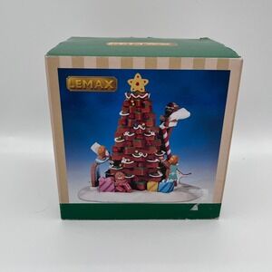 Lemax Christmas Gingerbread Tree Table‎ Accent Figurine with Box Holiday Village